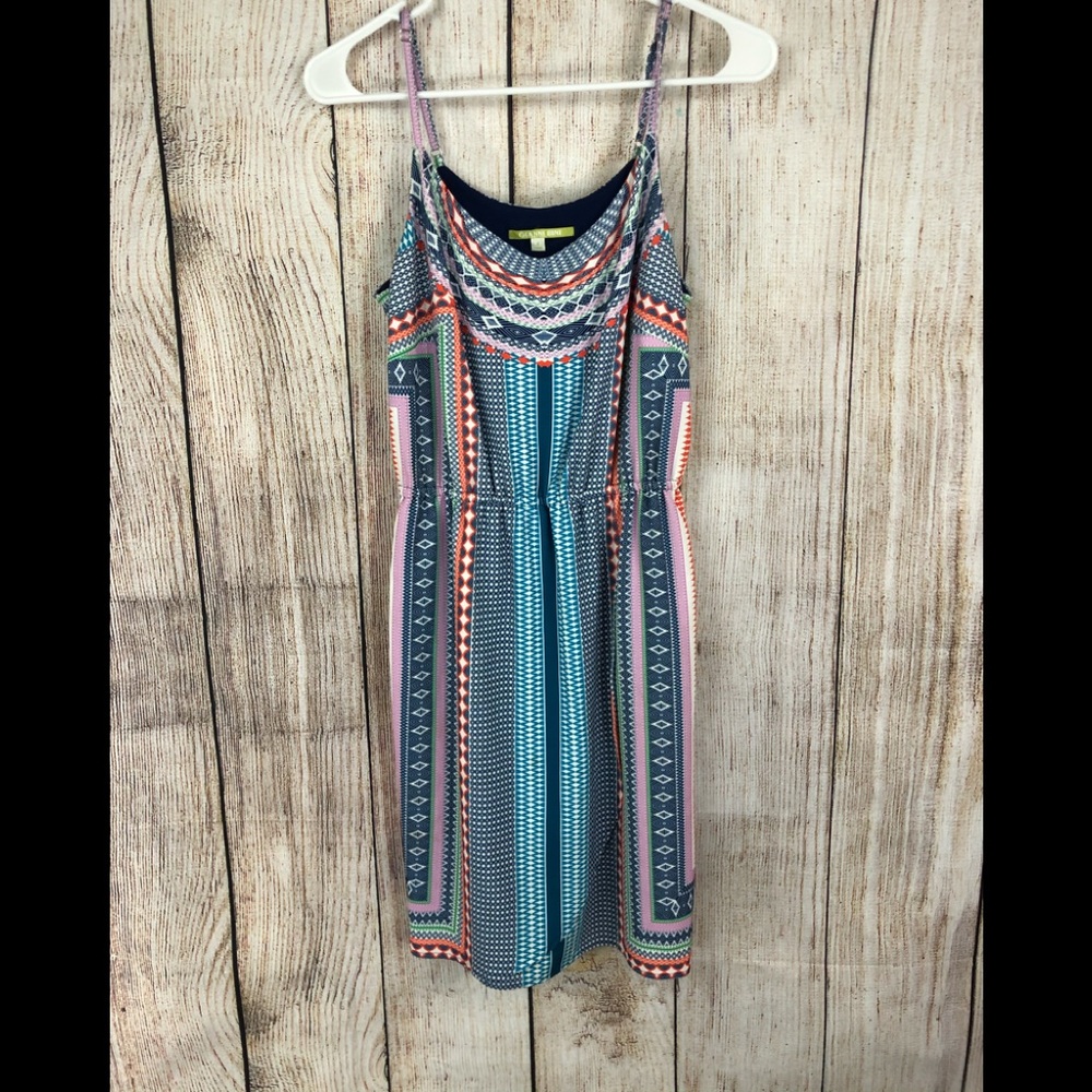 Gianni Bini Geometric tank dress